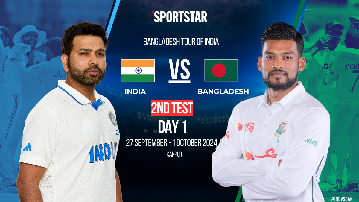 India vs Bangladesh Highlights, 2nd Test Day 1: BAN 107/3, Akash Deep picks two; Bad light, rain forces early Stumps